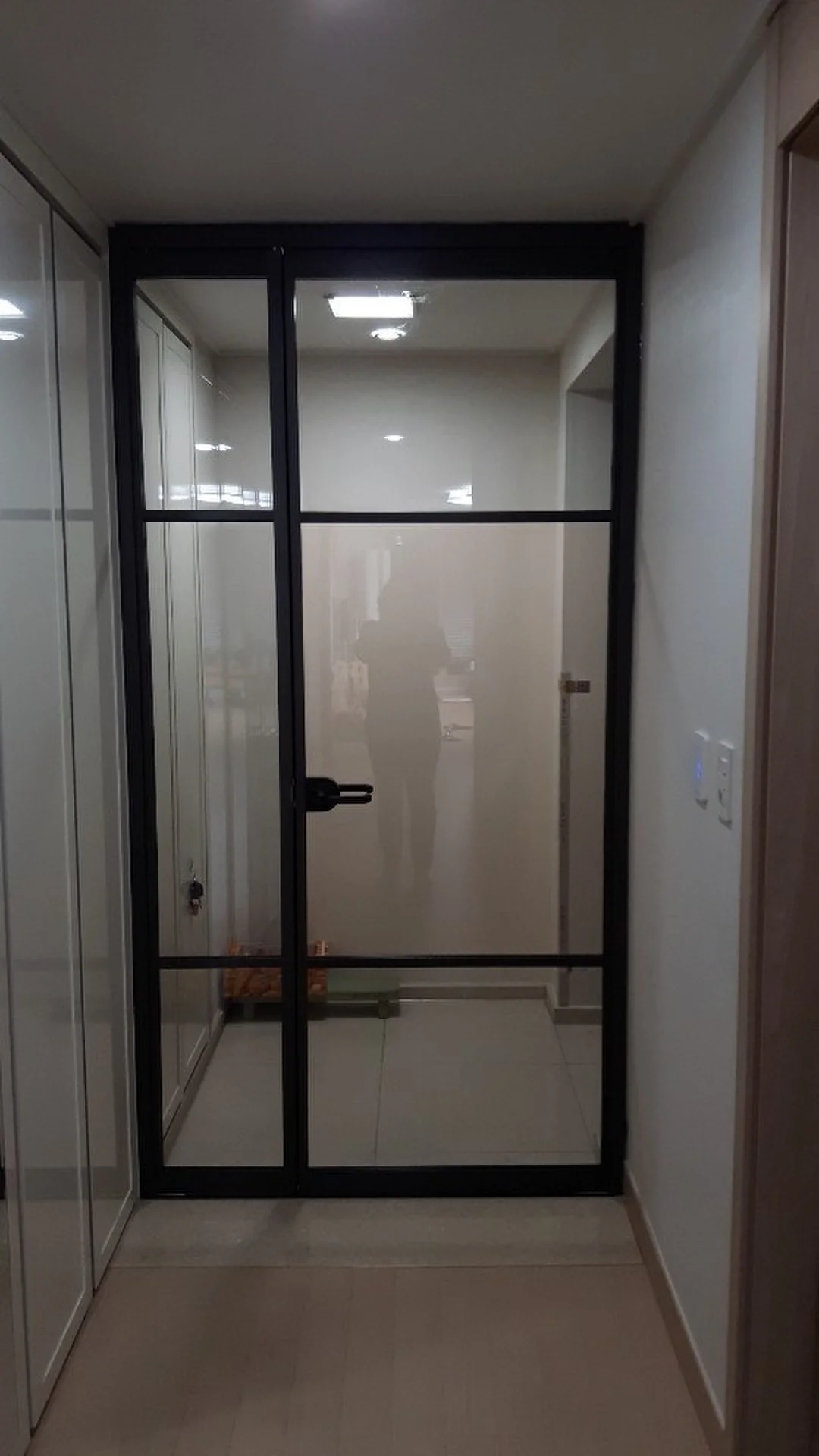 인천 중문 설치(연관 인테리어 사례) 현장 사진