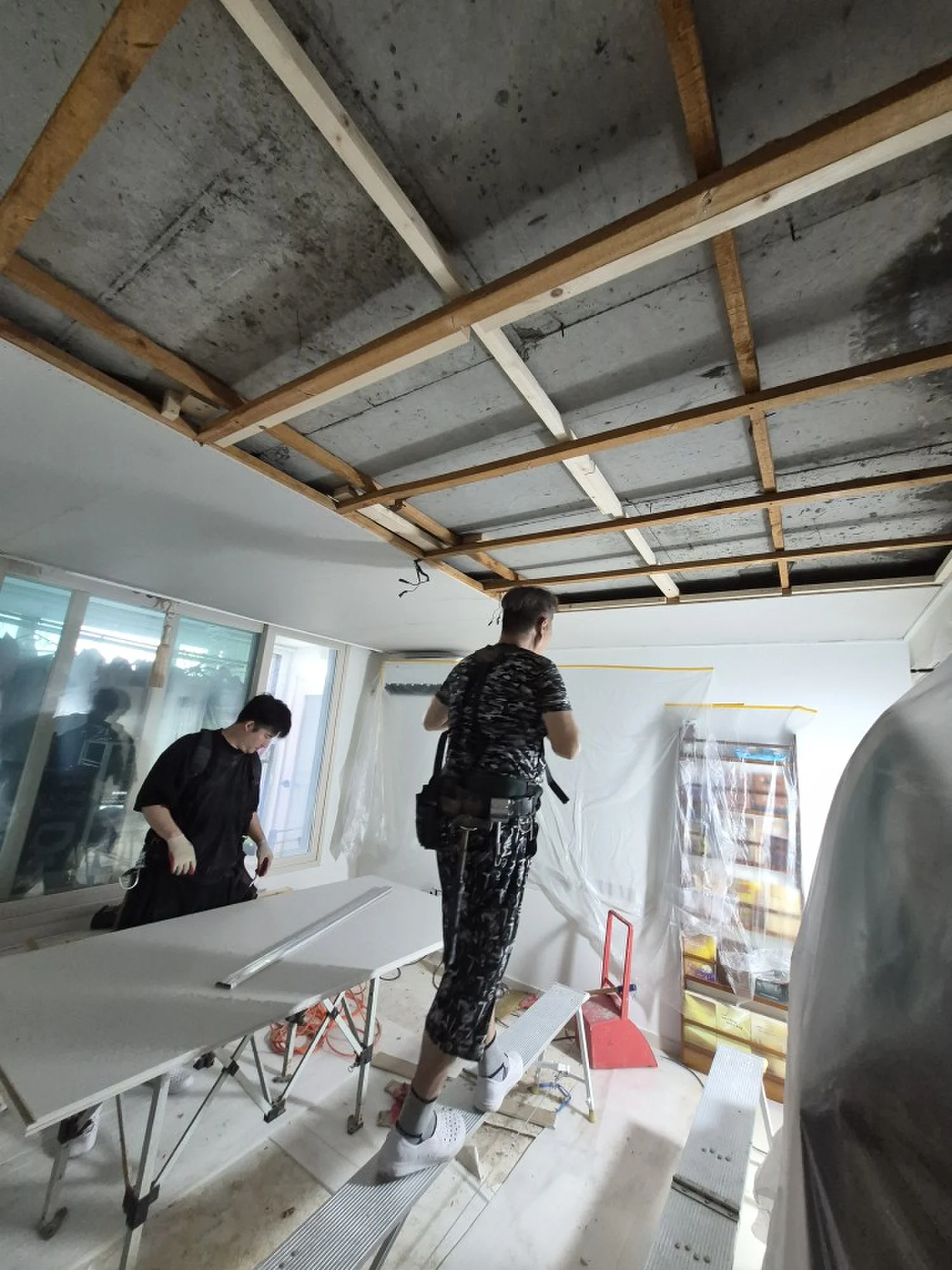 인천 서구 한국아파트 벽지도배 현장 사진